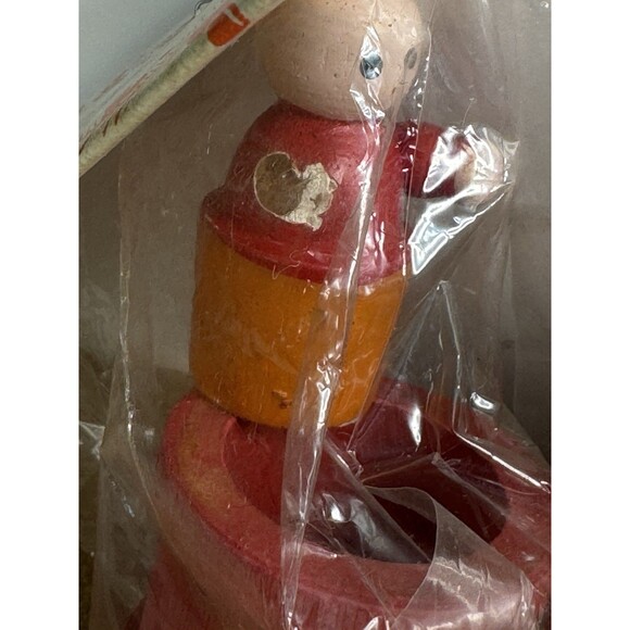 Vintage Lot of 23 Wooden Christmas Ornaments New Old Stock Woolworths? - Picture 13 of 16